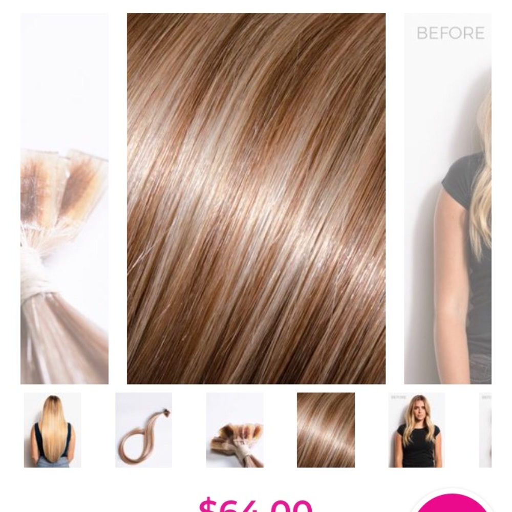 Donna Bella 22 inch kera link extensions #60